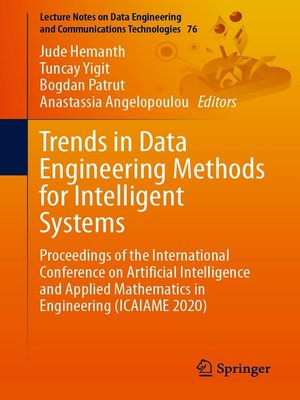 cover image of Trends in Data Engineering Methods for Intelligent Systems